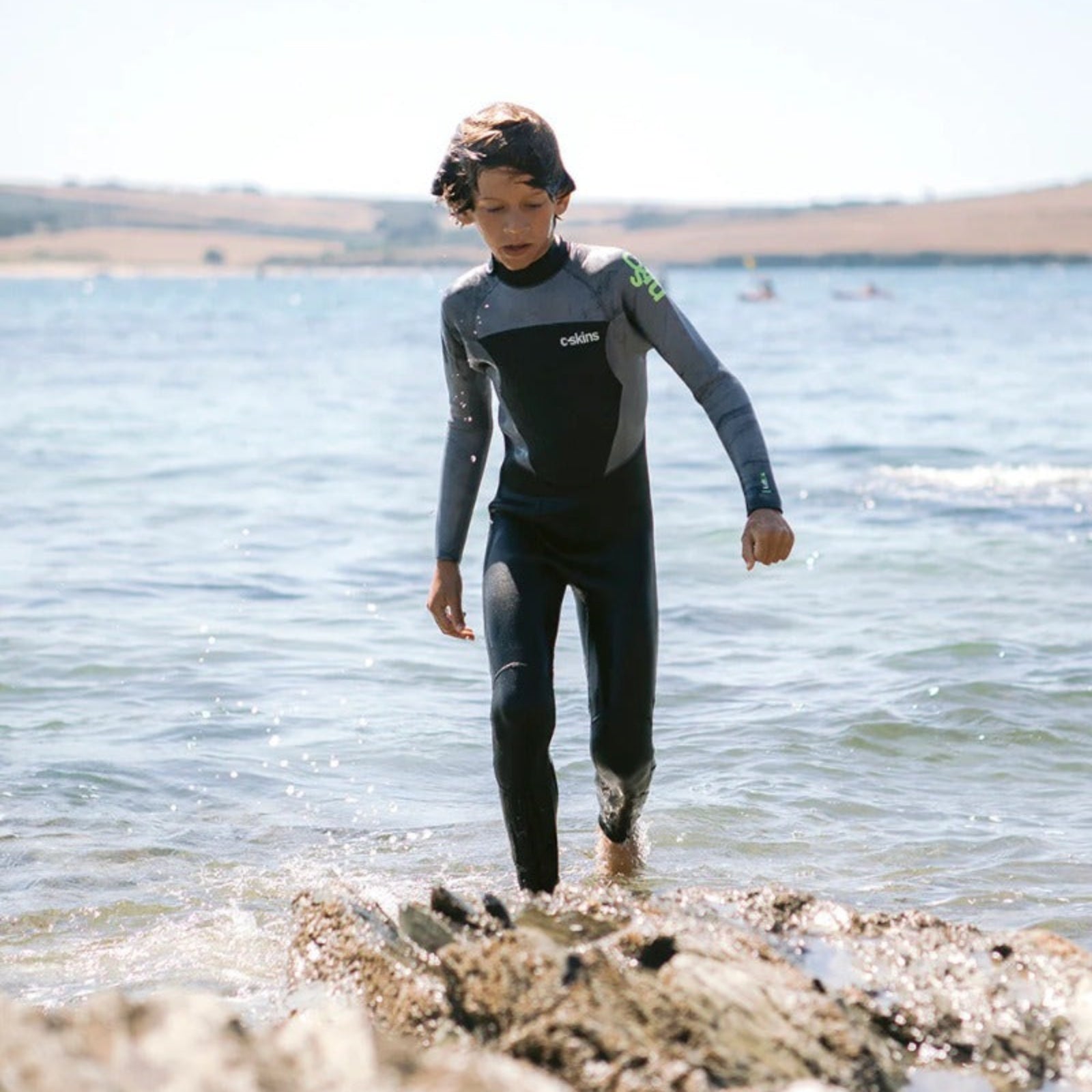 C-Skins Legend 5/4/3mm Junior Back Zip Wetsuit - Black/Tie Dye