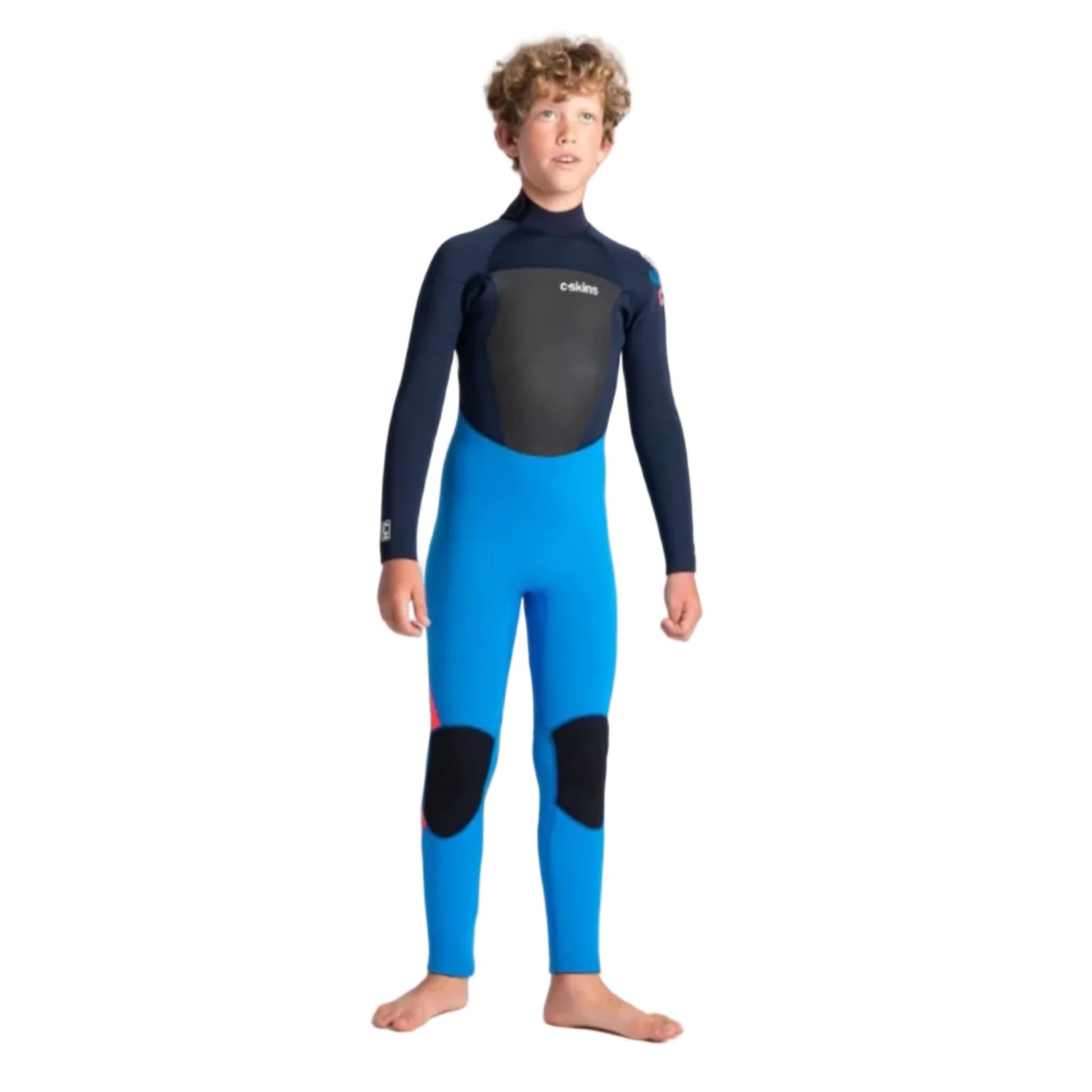 C-Skins Legend 5/4/3mm Back Zip Youth Wetsuit - Cyan / Slate