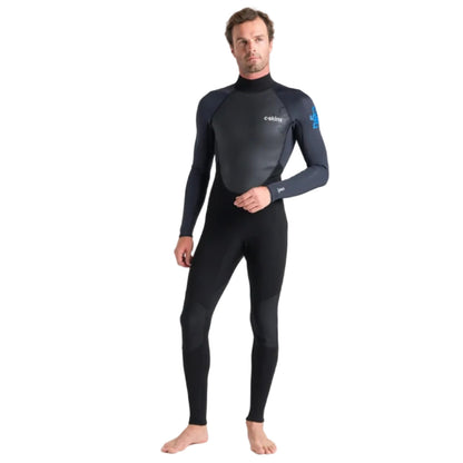 C-Skins Element 3/2mm Men's Summer Wetsuit 2026 - Black/Anthracite/Cyan