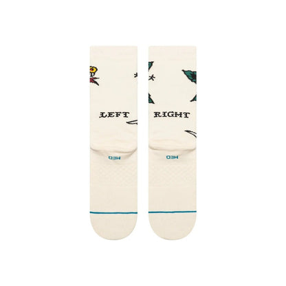 Stance Bert Krak Flash Crew Socks - Canvas