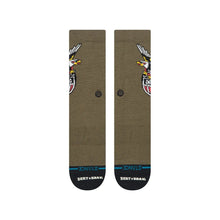 Stance Bert Krak The Eagle Crew Socks - Military Green