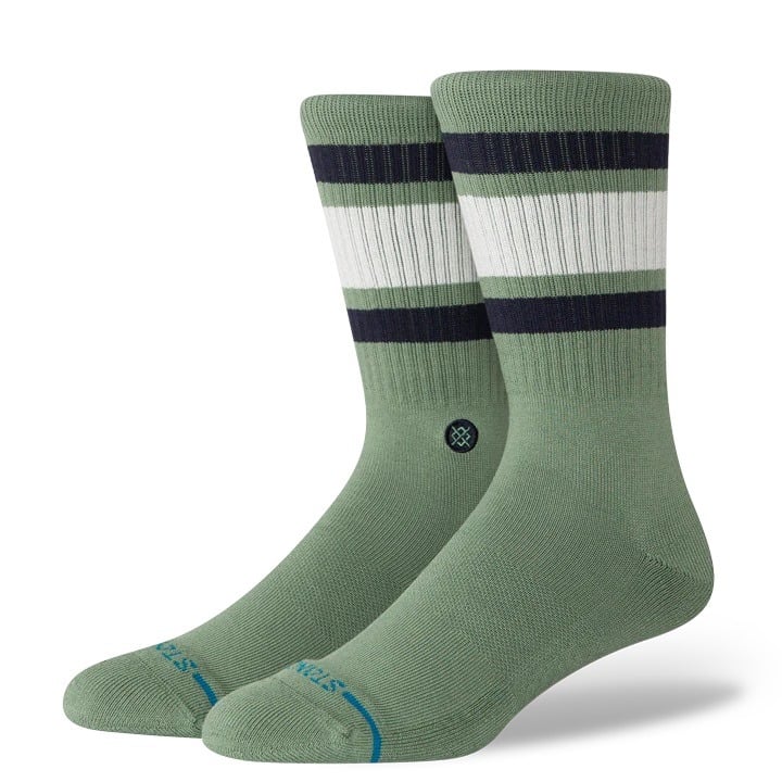 Stance Boyd St Crew Socks in Green