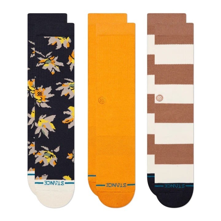 Stance Equinox Crew Socks (3-pack) in Navy