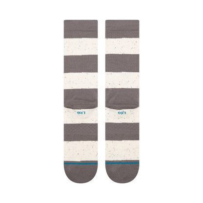 Stance Nep Stripe Crew Sock - Grey