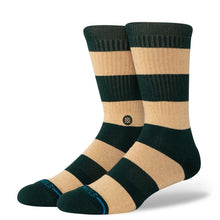 Stance Nep Stripe Crew Sock in Pine