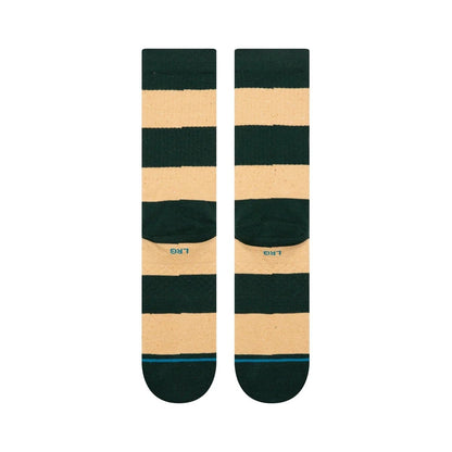 Stance Nep Stripe Crew Sock - Pine