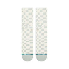 Stance Wave Check Crew Socks - Pale Blue