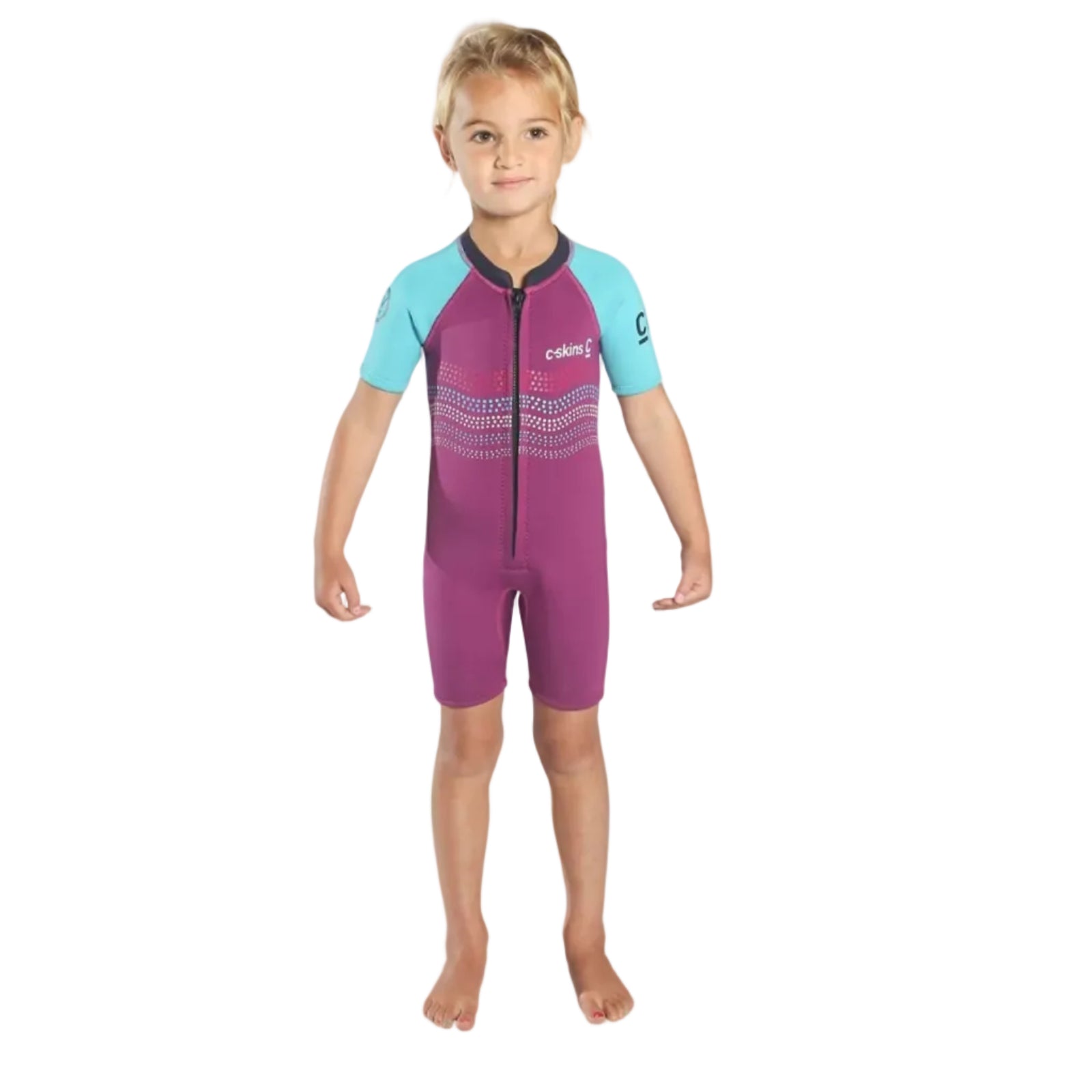 C-Skins Girls Shortie Toddlers Wetsuit 
