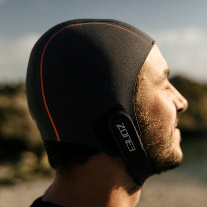 ZONE3 Active-Flex 3mm Swim Cap - Grey