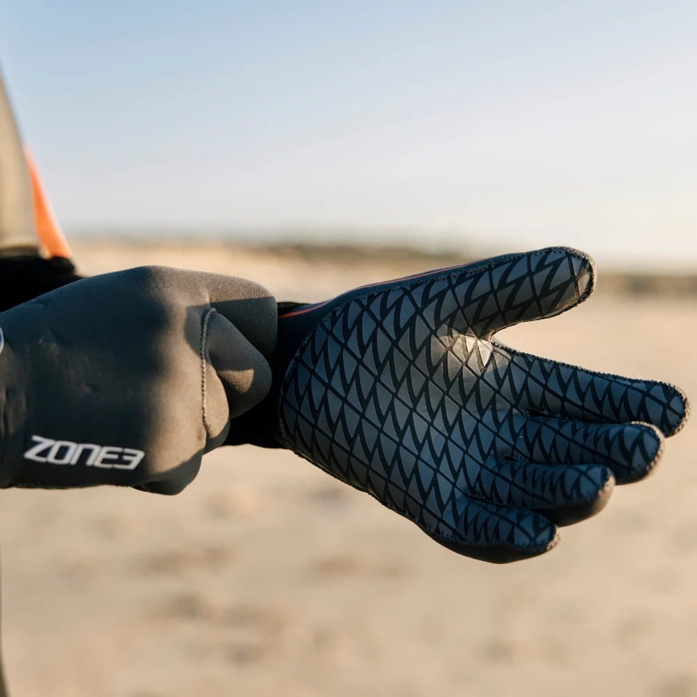 ZONE3 Active-Flex 3mm Swim Gloves - Grey