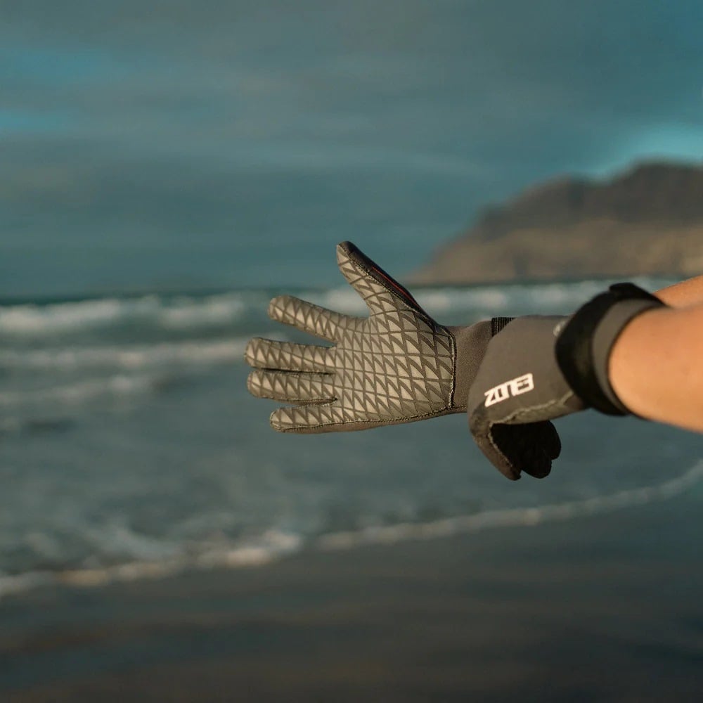 ZONE3 Active-Flex 3mm Swim Gloves - Grey