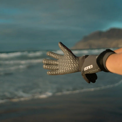 ZONE3 Active-Flex 3mm Swim Gloves - Grey