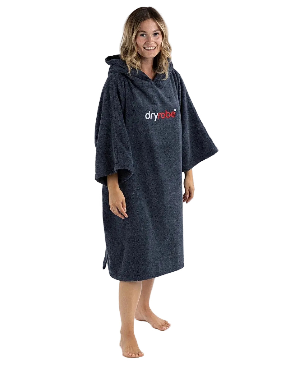 Dryrobe Organic Cotton Towel Robe - Navy
