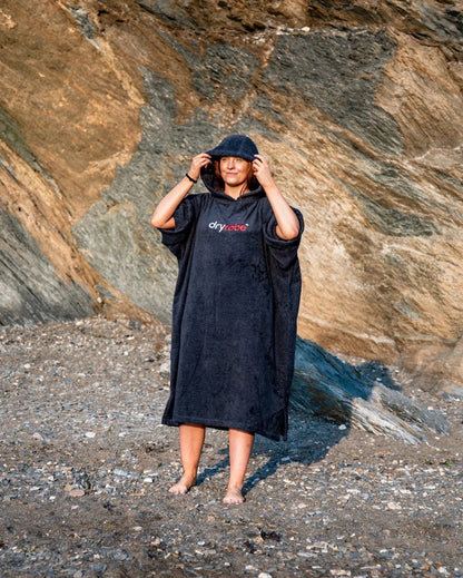 Dryrobe Organic Cotton Towel Robe - Navy