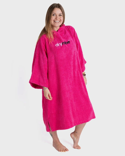 Dryrobe Organic Changing Towel Robe - Pink