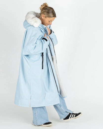 Dryrobe Advance Long Sleeve Alpine Changing Robe - Ice Blue