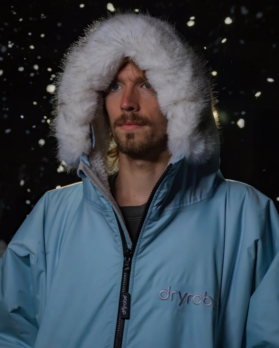 Dryrobe Advance Long Sleeve Alpine Changing Robe - Ice Blue