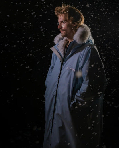 Dryrobe Advance Long Sleeve Alpine Changing Robe - Ice Blue