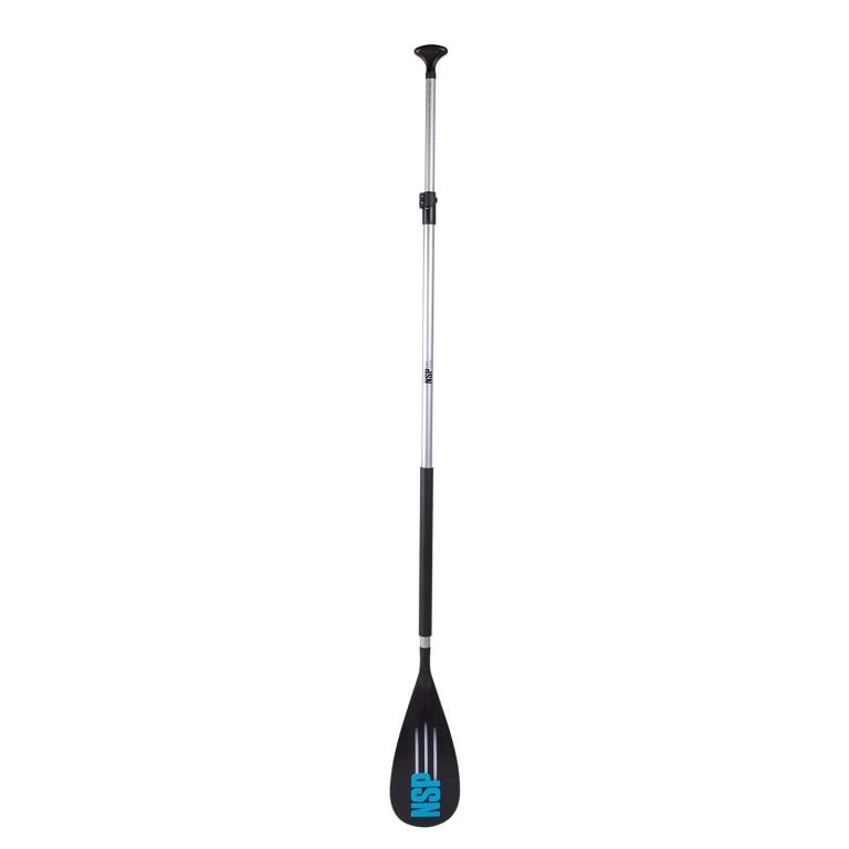 NSP Aluminium 2 Piece Adjustable Paddle - Black - Feature