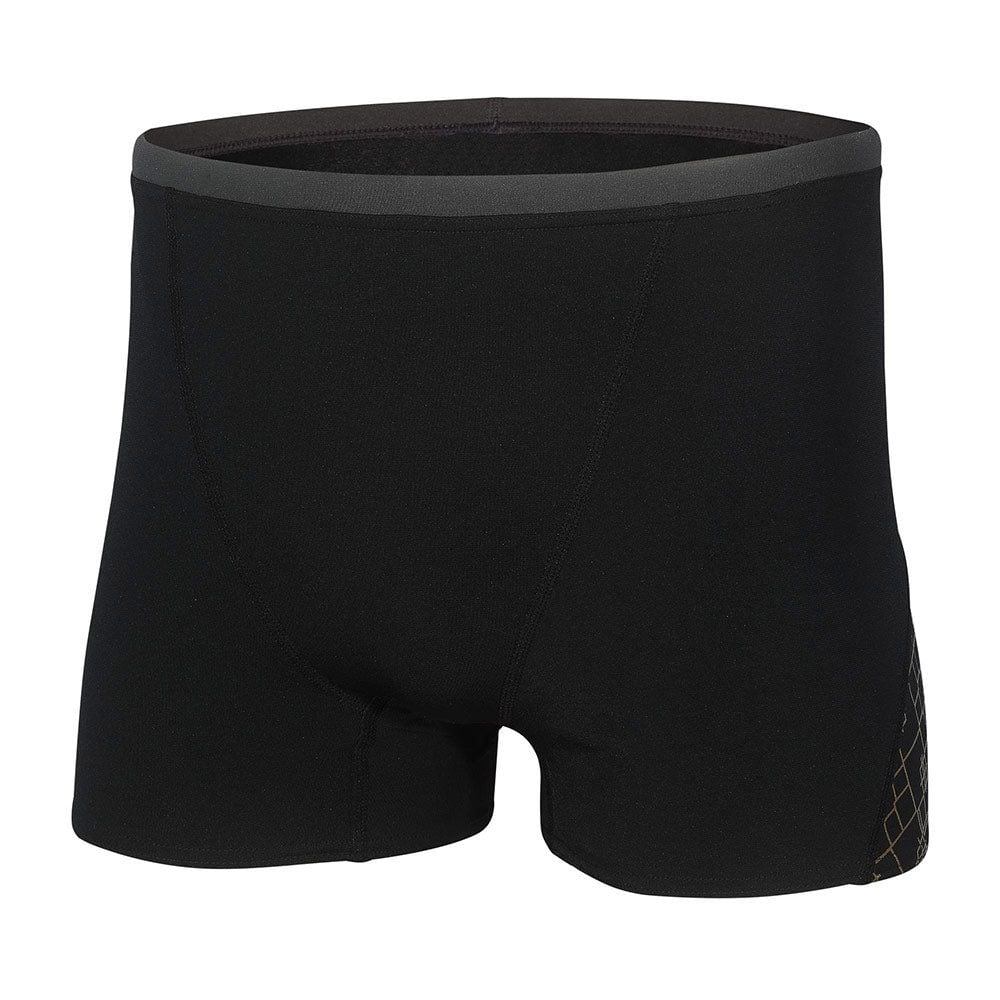 Zone3 Men's Iconic Aquashort in Black/Gold