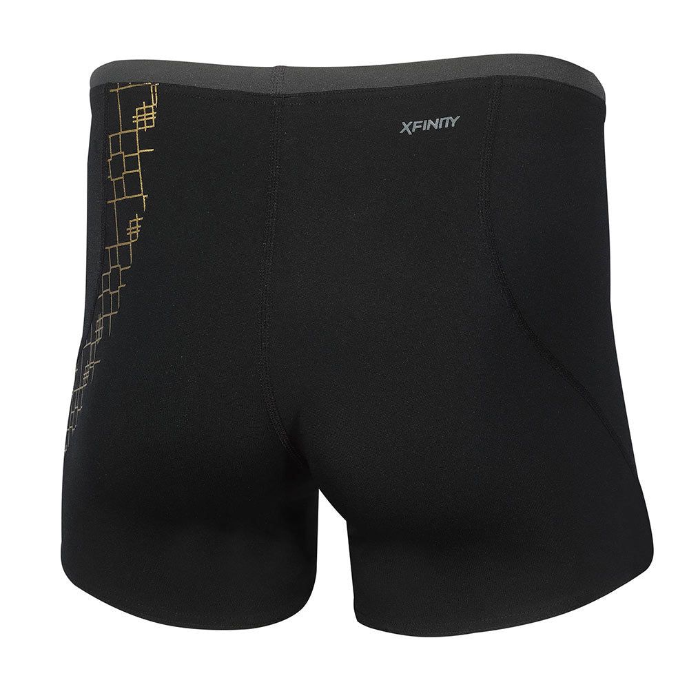 ZONE3 Men's Iconic Aquashort - Black/Gold