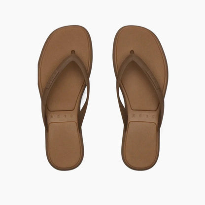 Reef Water Willow Malibu Womens Flip Flops - Chocolate