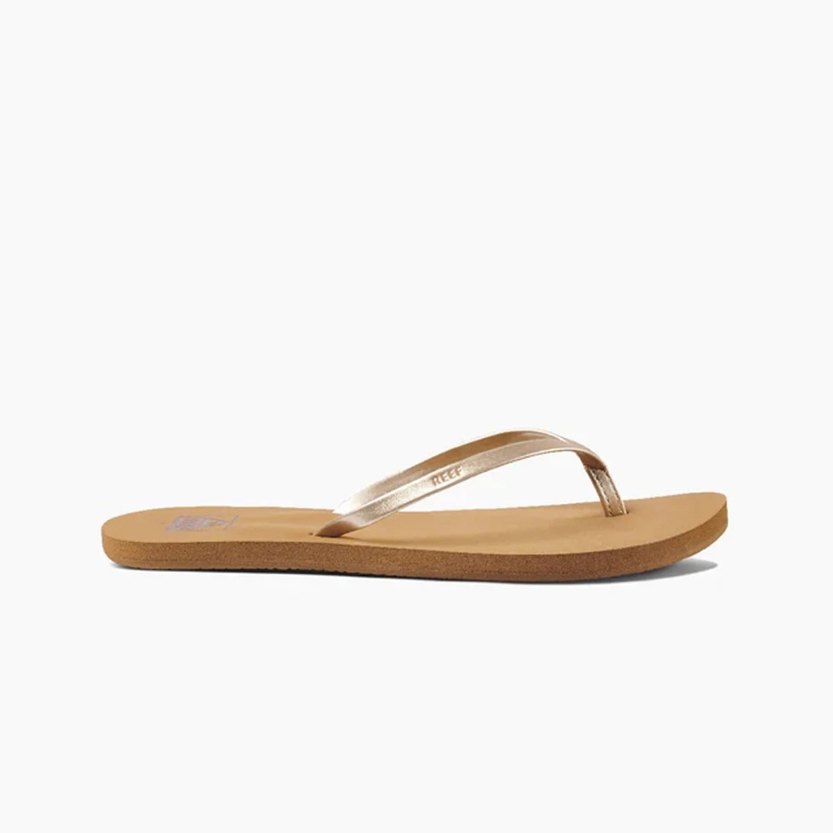 Reef Bliss Nights Womens Flip Flops - Tan / Champagne