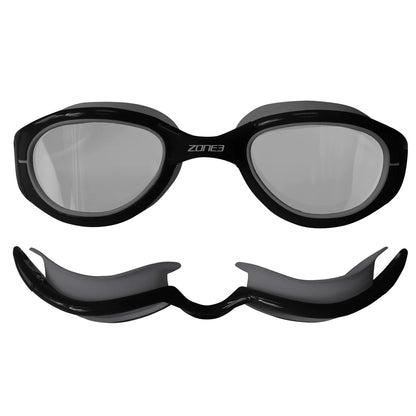 ZONE3 Attack Swim Goggles - Photochromatic Black/Grey