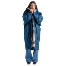 Dryrobe Advance Long Sleeve Changing Robe - Deep Sea Blue / Sand Camo