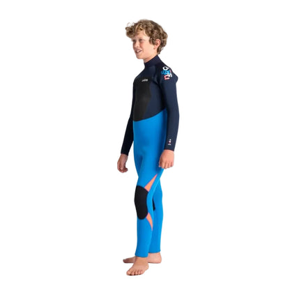 C-Skins Legend 5/4/3mm Back Zip Youth Wetsuit - Cyan / Slate