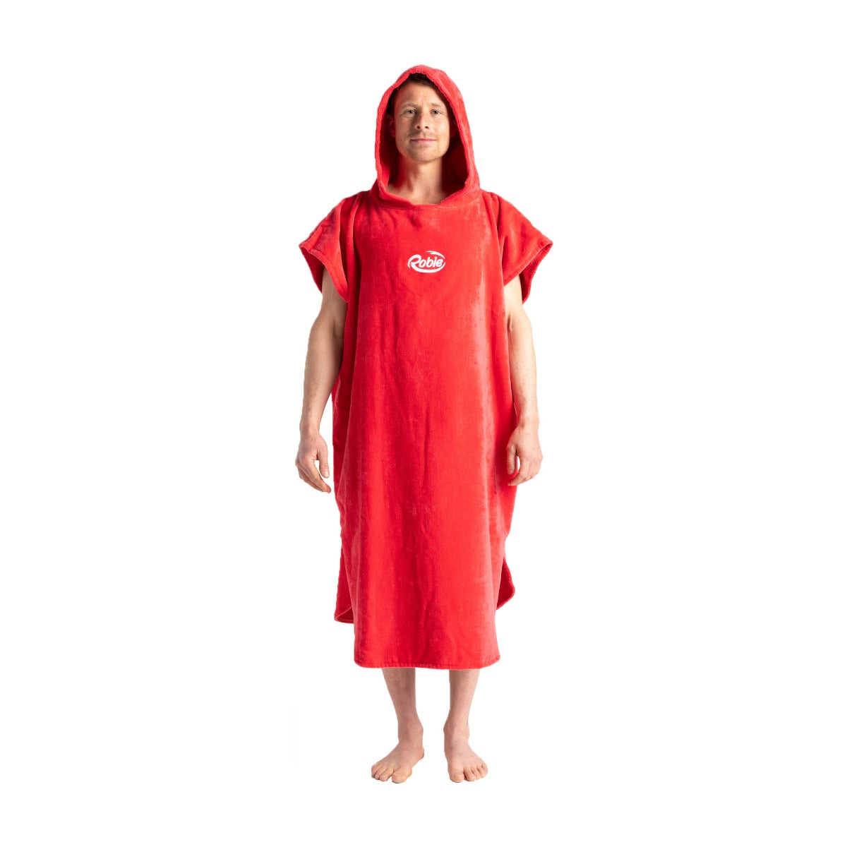 Robie Robes Original Changing Towel in Coral  - Full View