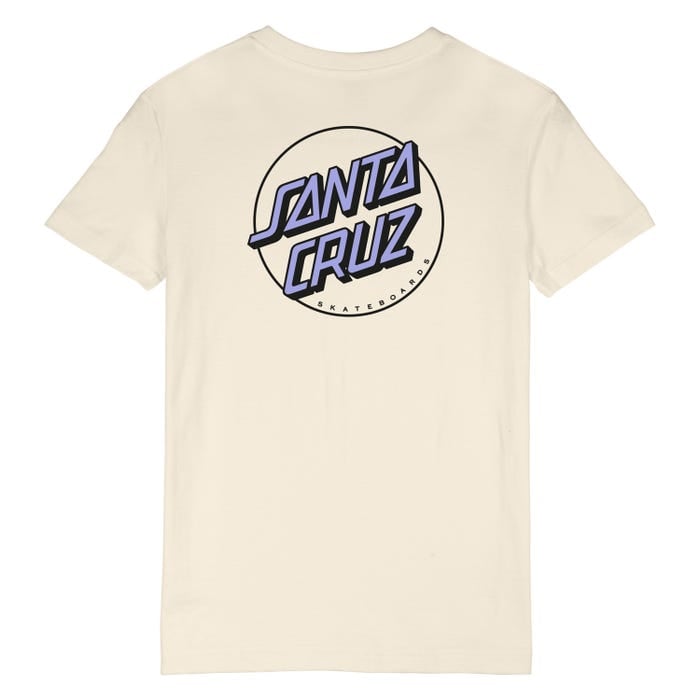 Santa Cruz Partial Dot Womens T-Shirt - Chalk