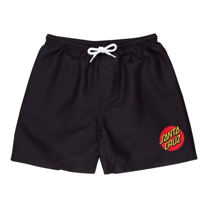 Santa Cruz Youth Classic Dot Swimshorts - Black