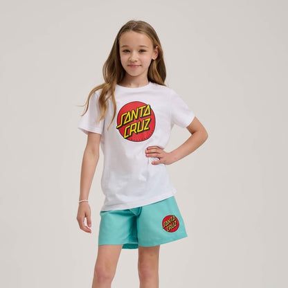 Santa Cruz Youth Classic Dot Swimshorts - Pool Blue