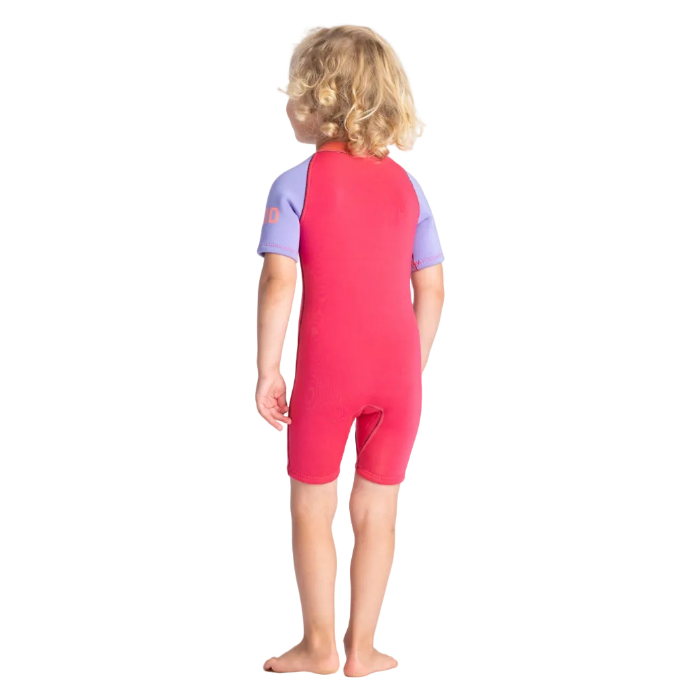 C-Skins C-KID Girls Baby Shortie Wetsuit 2025 - Coral/Lilac