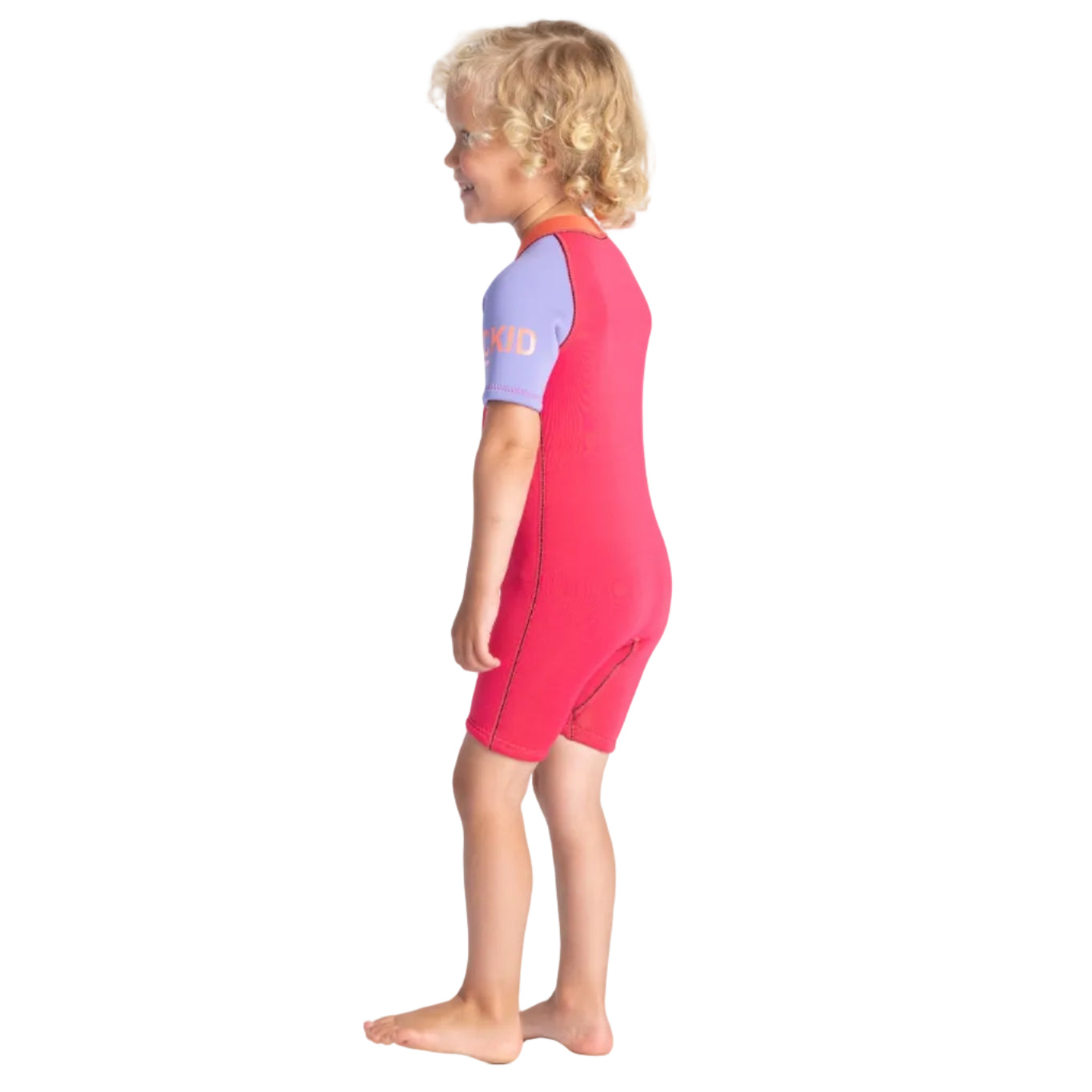 C-Skins C-KID Girls Baby Shortie Wetsuit 2025 - Coral/Lilac