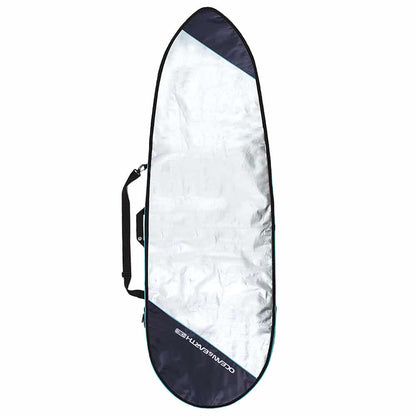 Ocean & Earth Basic Barry Fish Board Cover - Red - Full View