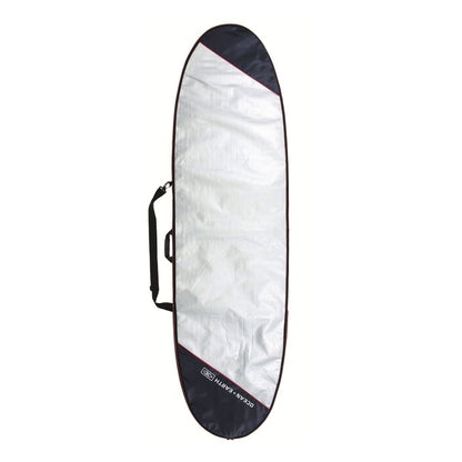 Ocean & Earth Barry Basic 8'0 Longboard Board Cover  - Silver - Full View