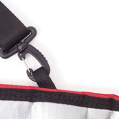 Ocean & Earth Barry Basic 5mm Fish Board Bag - Red - straps