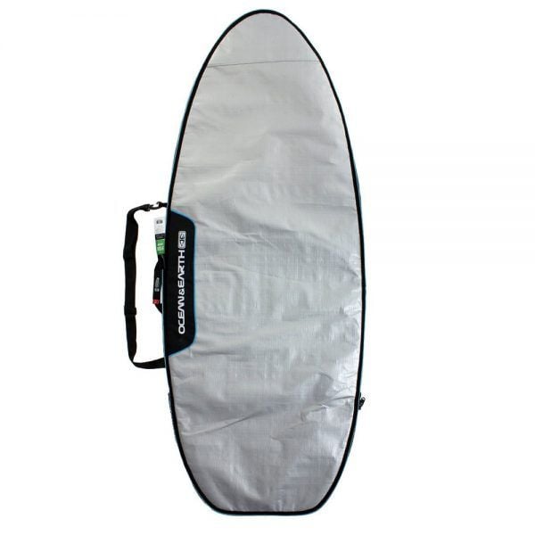 Ocean & Earth Super Wide 5ft 4 Fish Surfboard Bag - Blue