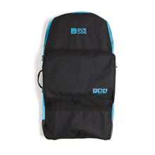 Bulldog Triple Bodyboard Bag in Black/Cyan - Full View