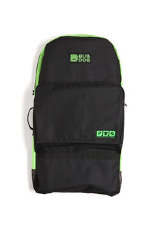 Bulldog Bodyboard Bag - Black/Neon Green - Full View