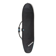 Bulldog Longboard 5mm Core Board Bag - Black/Cyan - Full View
