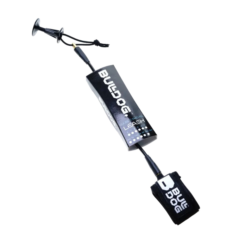 Bulldog Bodyboard Wrist Coil Leash - Black