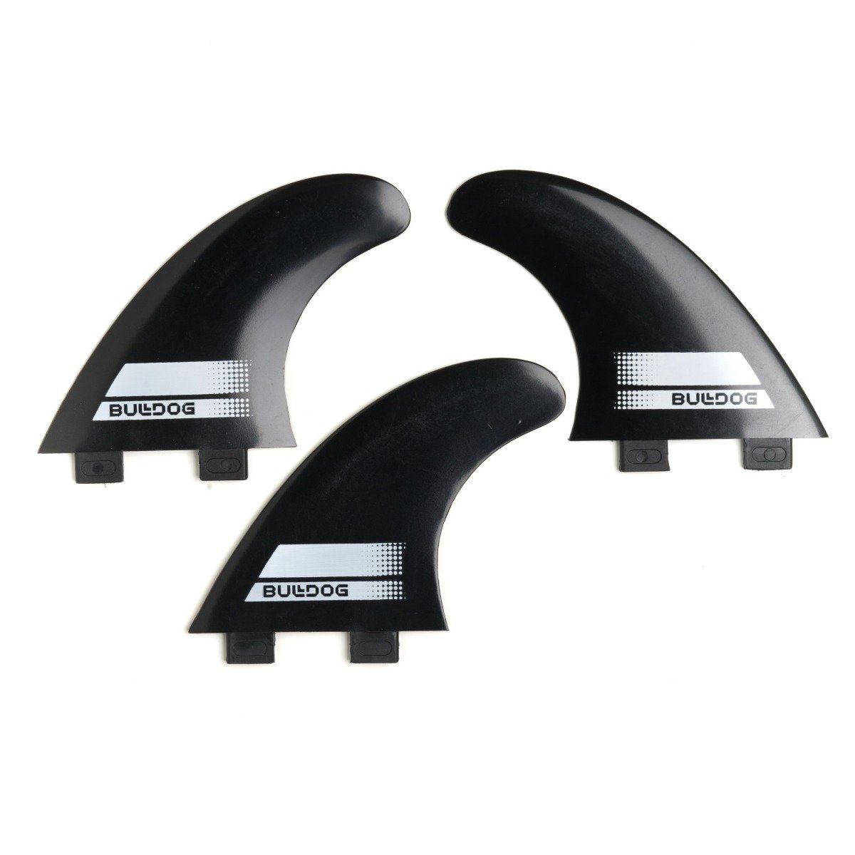 Bulldog Moulded Thruster Twin Tab Fins - Set 3 - Full View