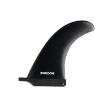 Bulldog Moulded Longboard Fin - Black - Full View