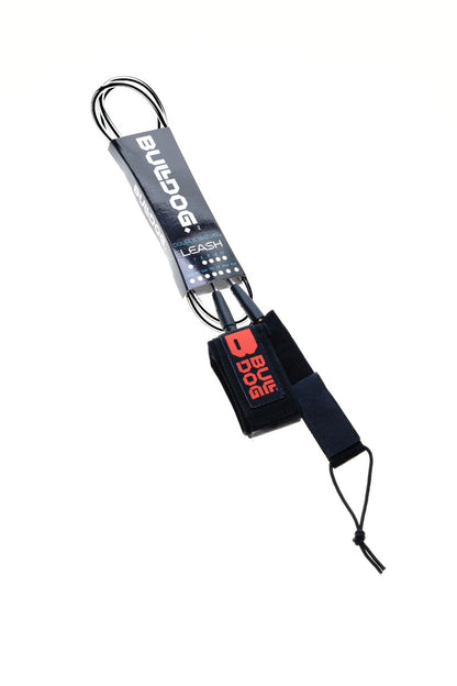 Bulldog 6ft 0 Ankle Surf Leash  - Black/Red