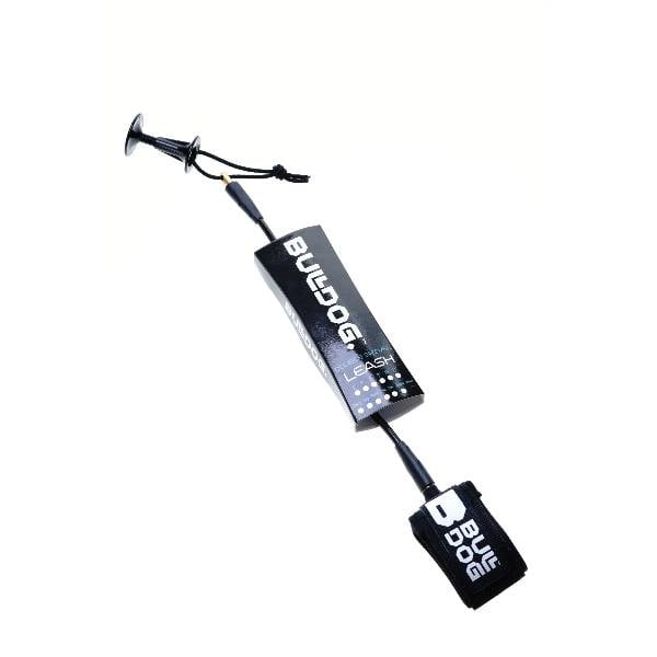 Bulldog Session Bicep Coil Bodyboard Leash - Black/White
