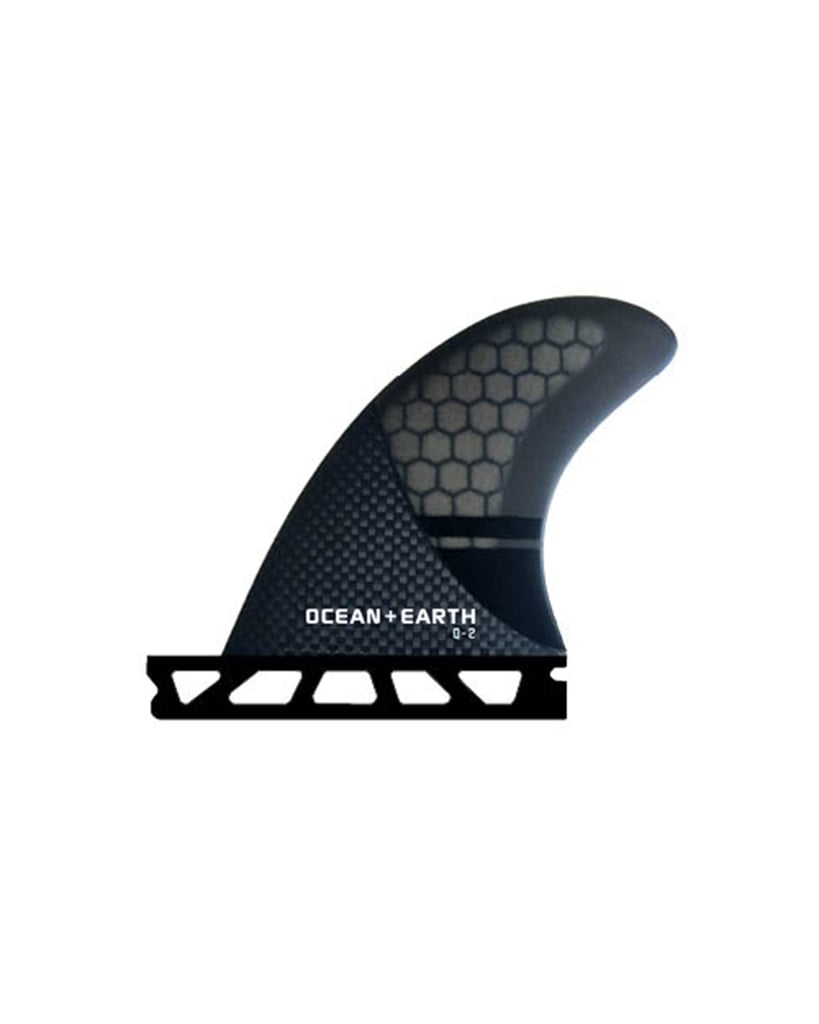 Ocean and Earth Q2 Control Quad Single Tab Fins - One Size - Full View