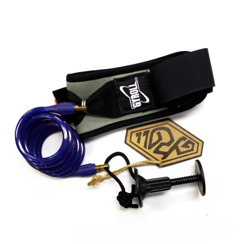 Mike Stewart Gyroll Bicep Bodyboard Leash - Blue